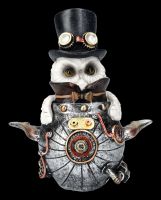 Steampunk Owl Figurine - Avian Invention