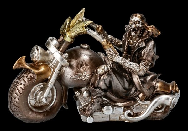 Nemesis Now Skelett auf Motorrad Drache Hell Rider Biker Ornament Figur