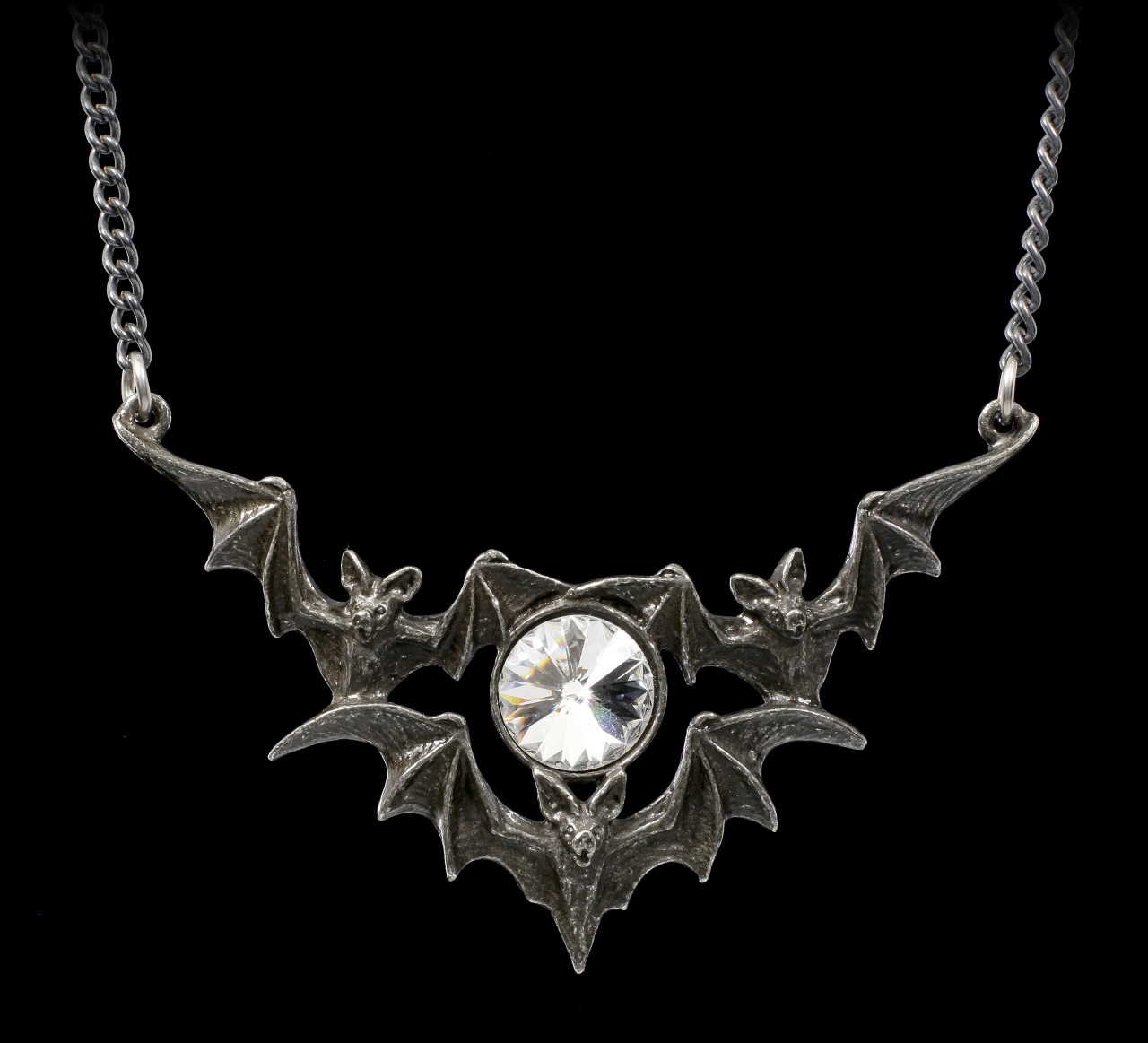 Alchemy Bat Necklace - Phantom
