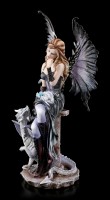 Large Fairy Figurine - Ruti sitting with Dragon