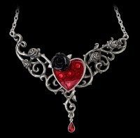 Alchemy Gothic Halskette - The Blood Rose Heart