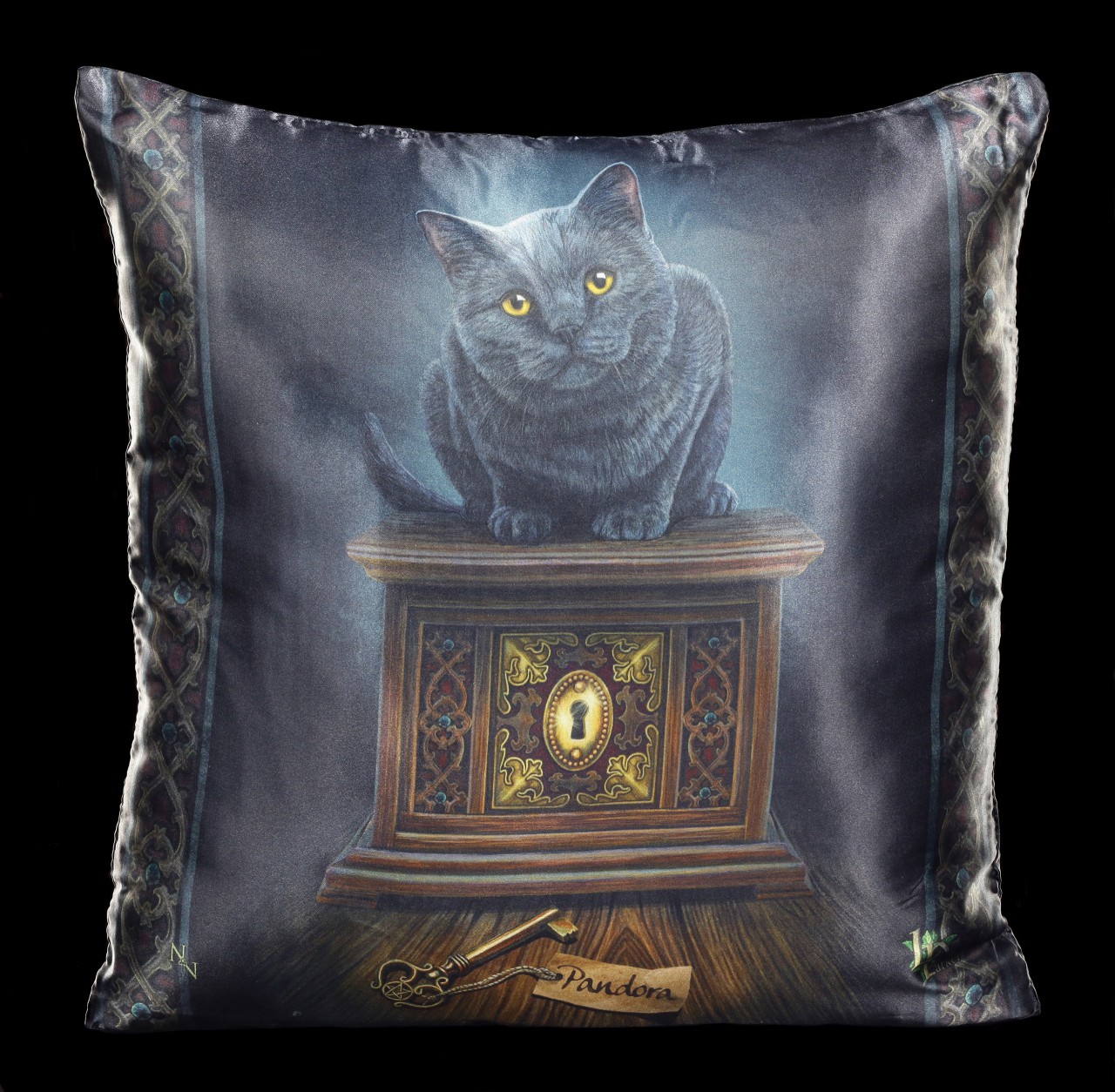 Cushion with Cat - Pandora's Box