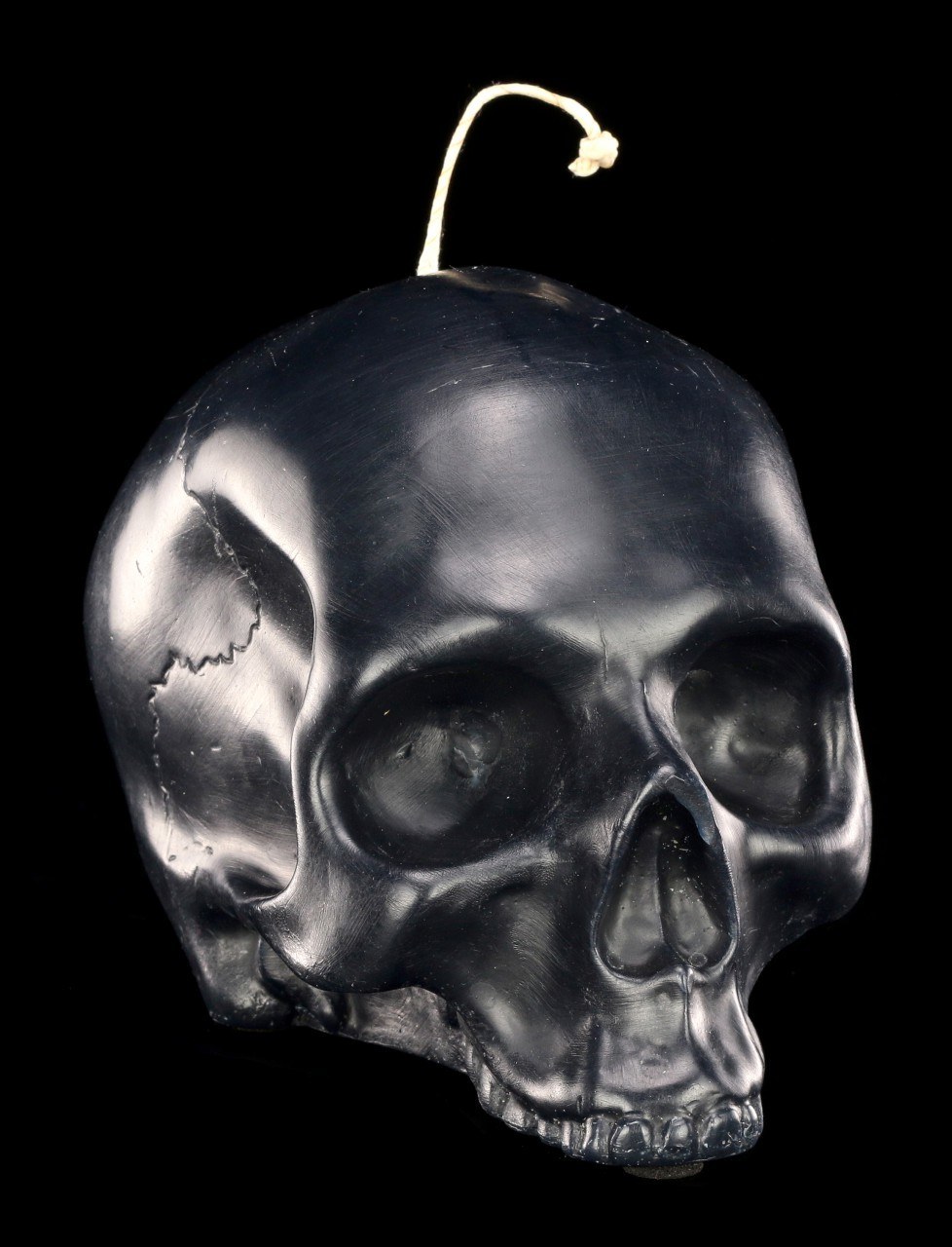 Totenkopf Kerze 100% Bienenwachs Triball Bienenwachskerzen Gothik Skull 