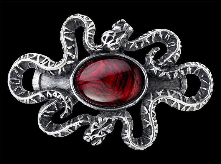 Alchemy Gothic Haarspange - Serpents Eye