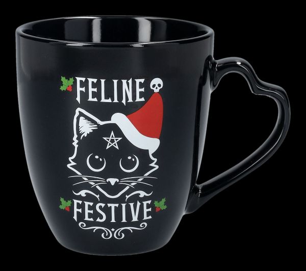 Christmas Cat Mug - Feline Festive