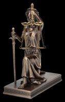 Justitia Figur - Römische Göttin knieend