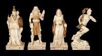 Olympische Götter Figuren mit Tempel Display