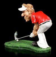 Golfspieler Figur - Vogel auf Golfschläger - Birdie