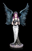 Dark Guardian Angel Figurine - Tira with Holy Cross