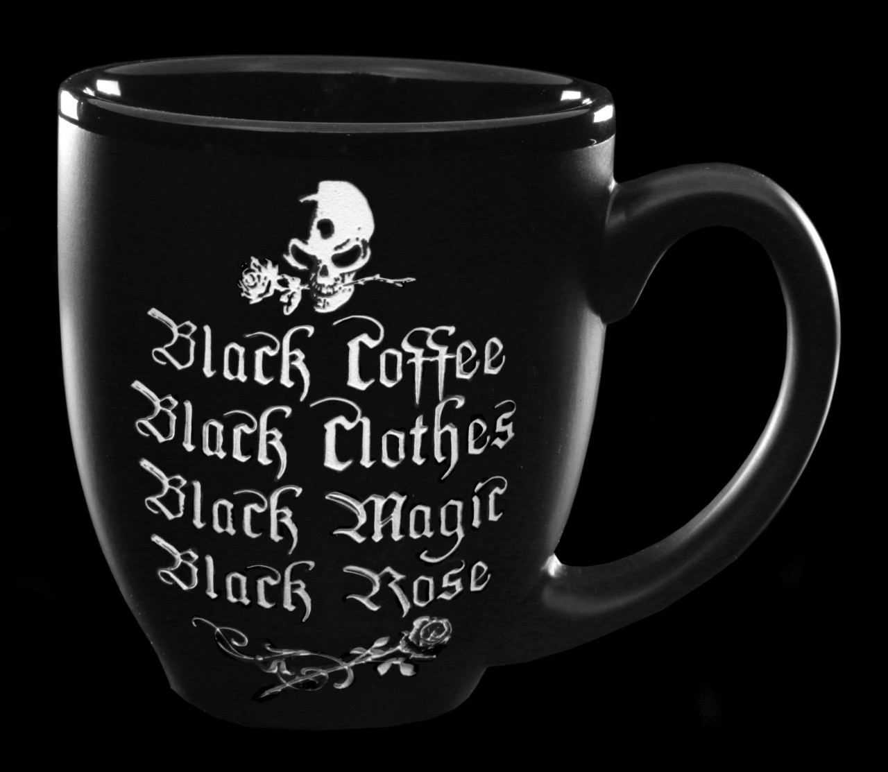 Alchemy Gothic Mug - Black Coffee, Black Rose