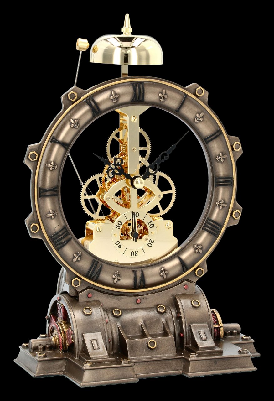Tischuhr - Steampunk Zeitmaschine