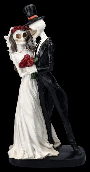 Skeleton Figurine - Funny Wedding Couple