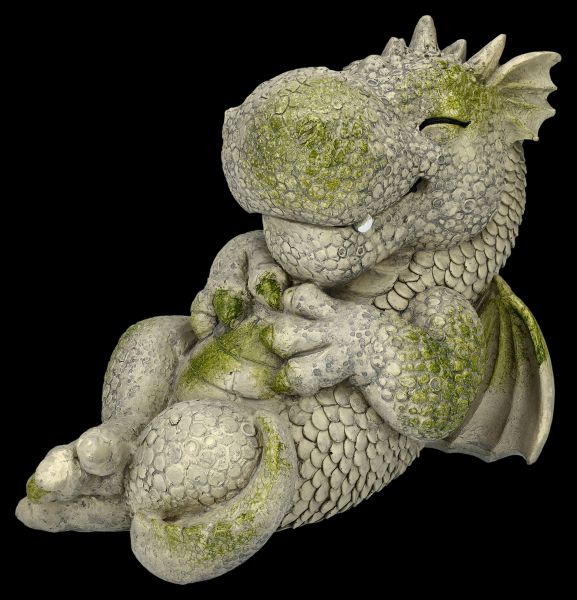 Garden Figurine - Dragon feels very happy