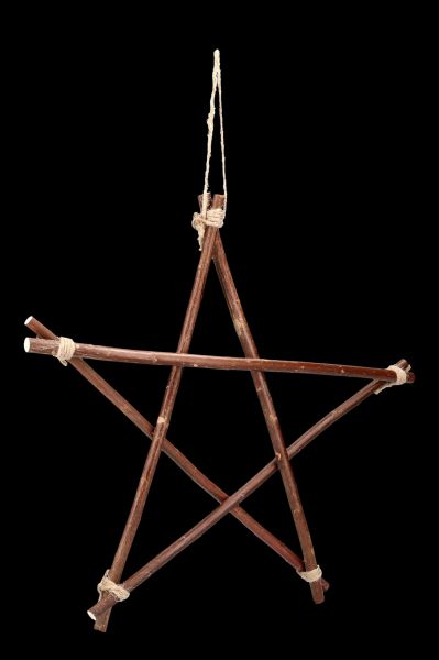 Willow Branch Pentagram 40 cm