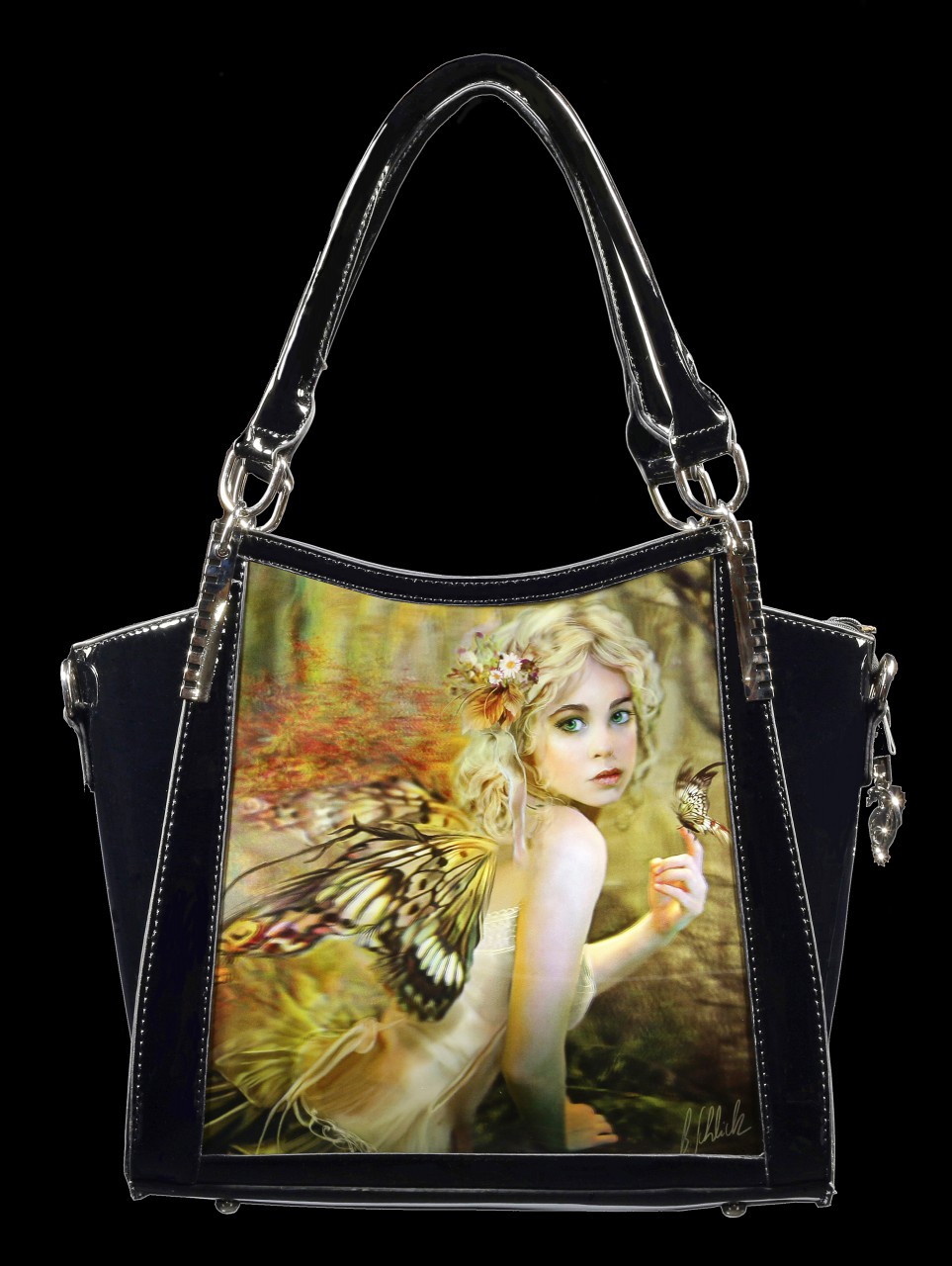 Fantasy Handbag with 3D Picture - Touch of Gold