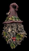 Wall Plaque - Greenman with Wizard Hat
