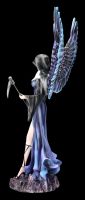 Dark Angel Figurine - Dark Mercy with Scythe blue