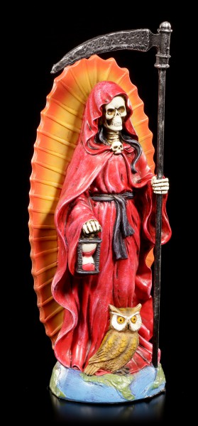 Reaper Figurine - Santa Muerte - red