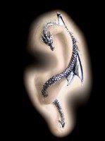 Alchemy Gothic Earring- The Dragon&#39;s Lure left