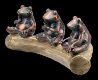 Frog Figurines Meditating