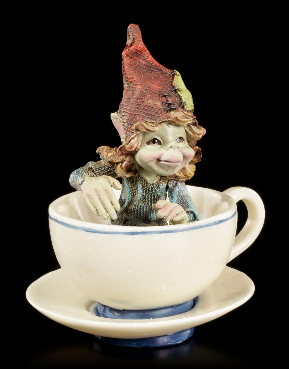 Pixie Figurine - In Tea Cup