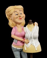 Funny Job Figurine - Dressmaker with Tailor&#39;s Dummy