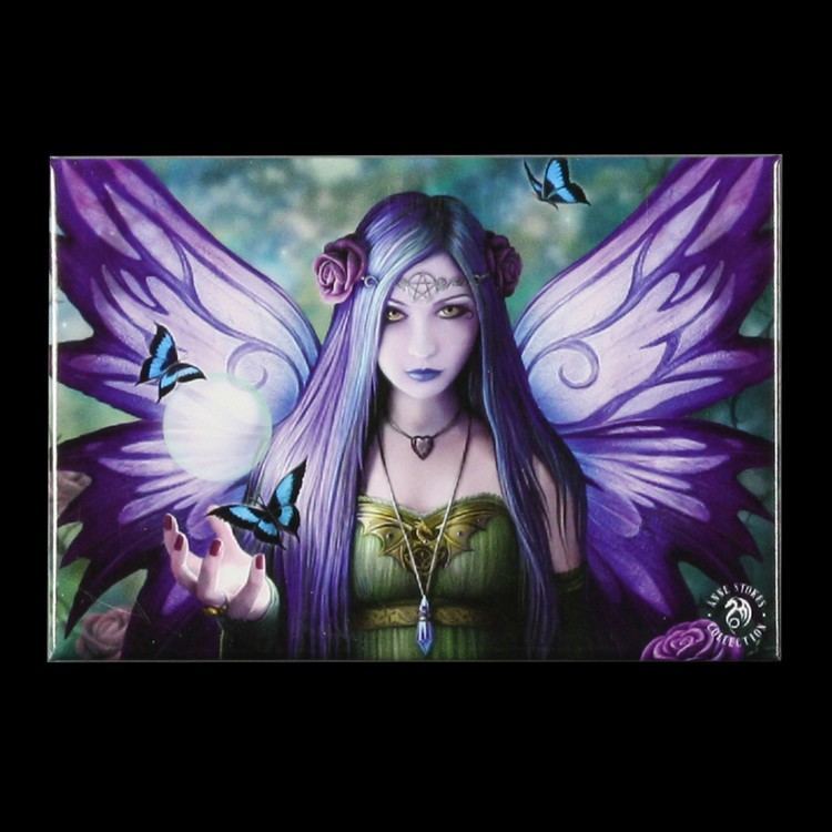 Mystic Aura Fairy Magnet by Anne Stokes