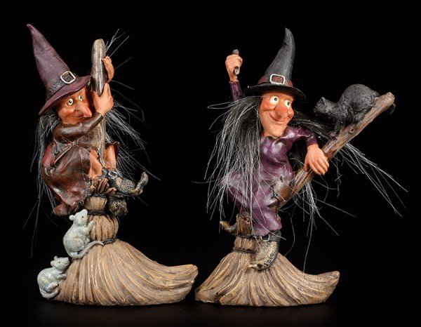 Alchemist Miniatur Erzgebirge Holz Quadratlatschen Zauberer schwarz Hexe Gothic 