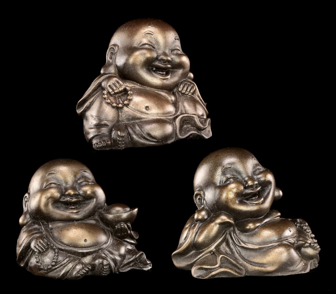 Lachende Buddha Figuren