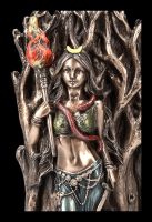 Hekate Figur - Göttin der Magie und Hexerei