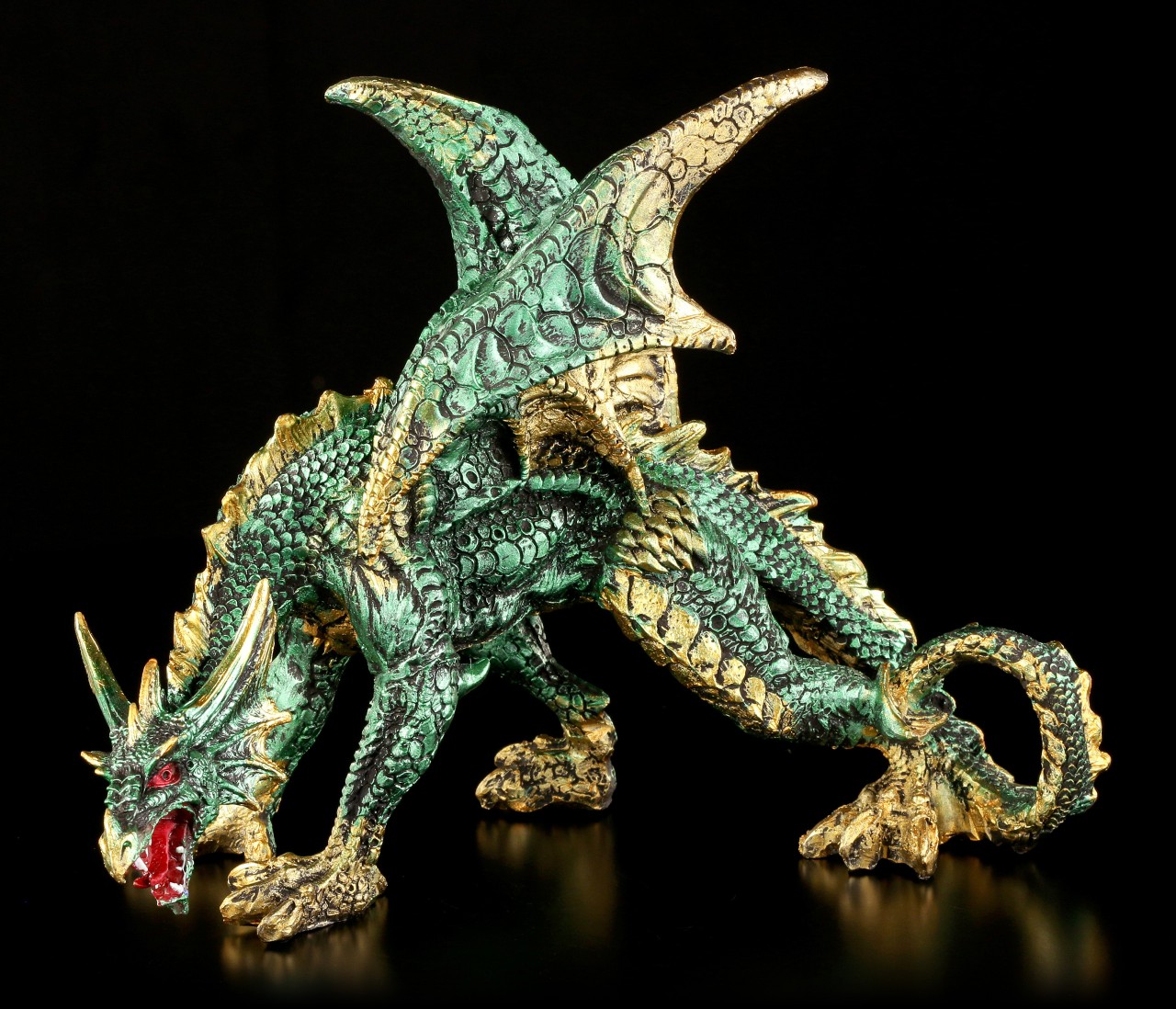 Drachen Figur grün - Emerald Creeper