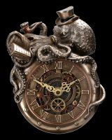 Wanduhr Steampunk Krake - Nostradamus Octopus