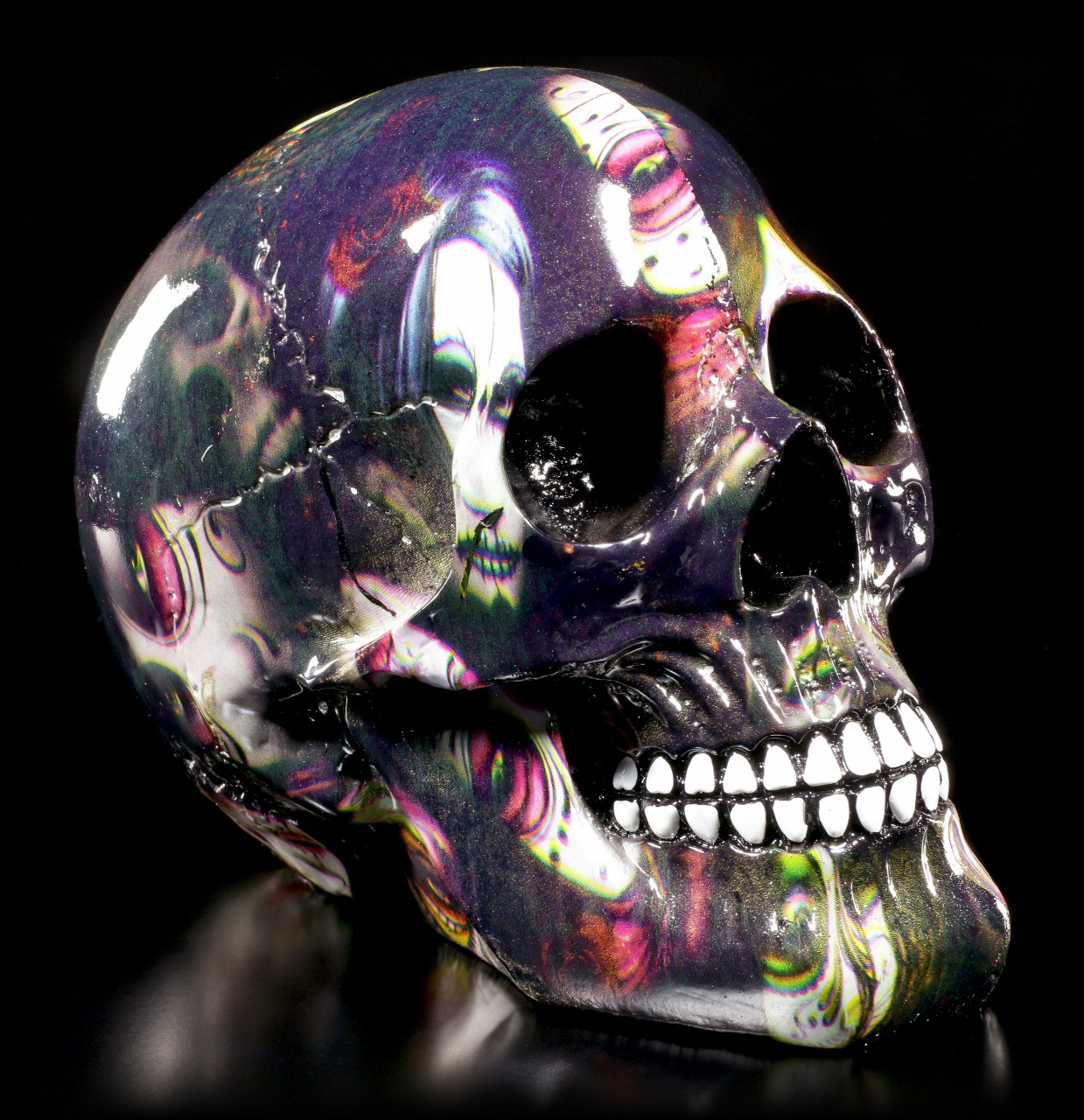 Colourful Day of the Dead Skull - Skull Candy