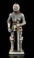 Pewter Knight standing with Sword