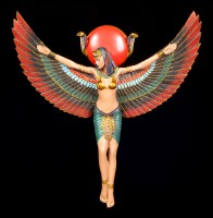 Egyptian Wall Plaque - Isis with spreading Wings