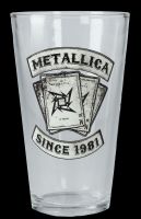 Drinking Glass Metallica - Dealer