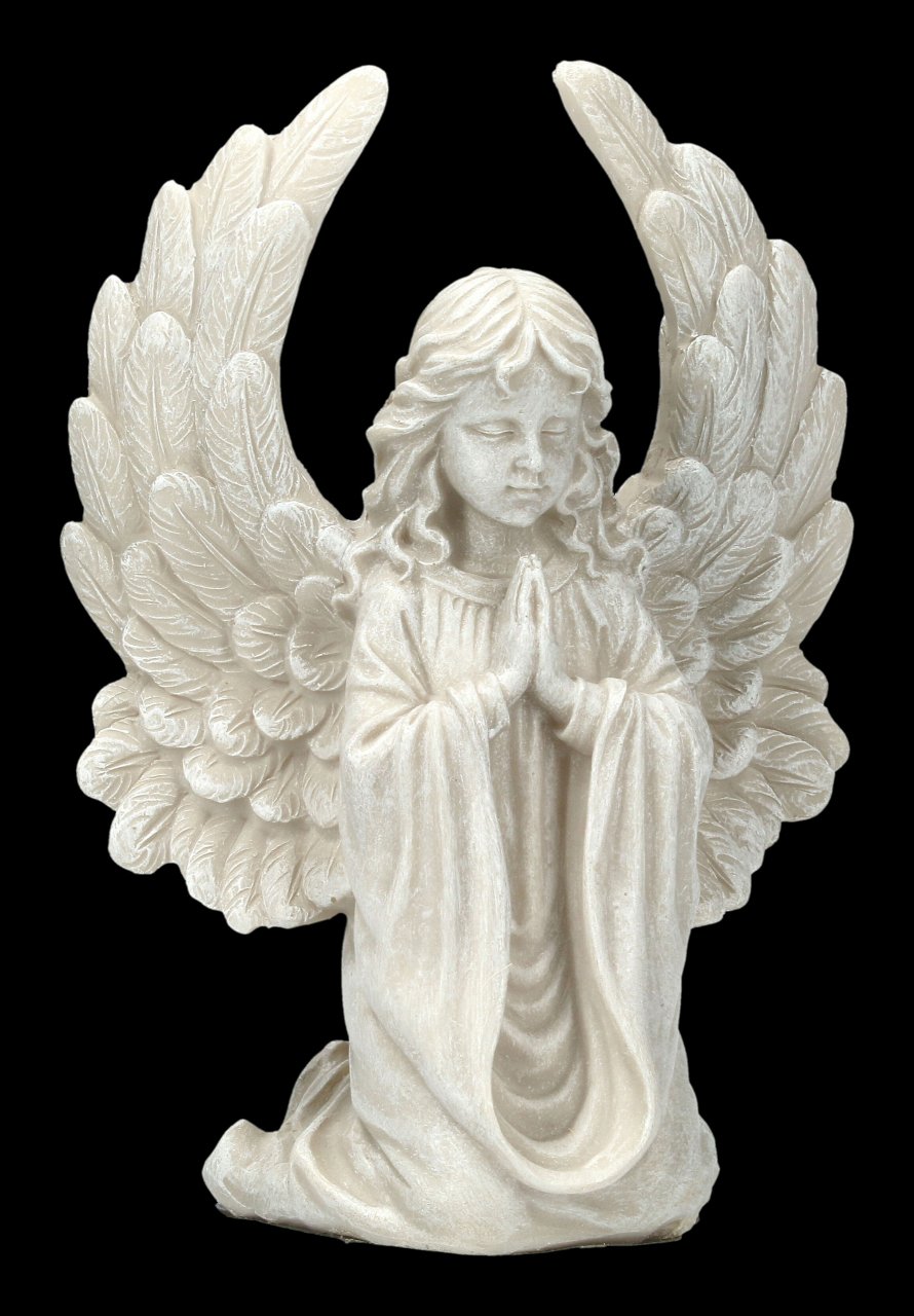 Gartenfigur - Engel kniend betend