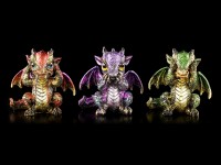 Dragon Figurines - Three Wiselings - Set of 3