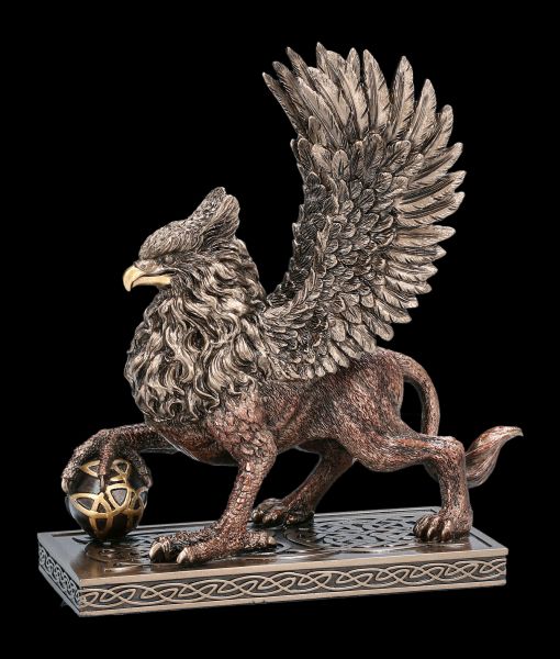 Griffin Figurine on Square Base