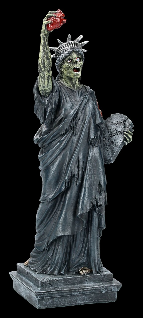 Liberty Zombie Figurine