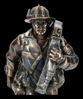 Feuerwehrmann Figur - mit Schaufel