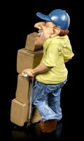 Funny Jobs Figur - Lachender Paketdienstler