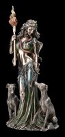 Hekate Figurine - Goddess with Dogs