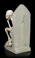 Skelett Figur - Denker auf Klo