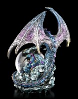 Dragon Figure with Snowglobe - Azul Oracle