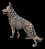 Dog Figurine - German Shepherd bronzed