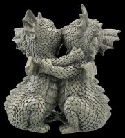 Gartenfigur Drache klein - Glücksdrache Loves