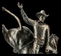 Cowboy Figurine - Rodeo on Bull