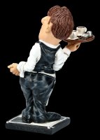 Funny Job Figurine - Waiter with Tablet