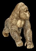Gorilla Figur goldfarben